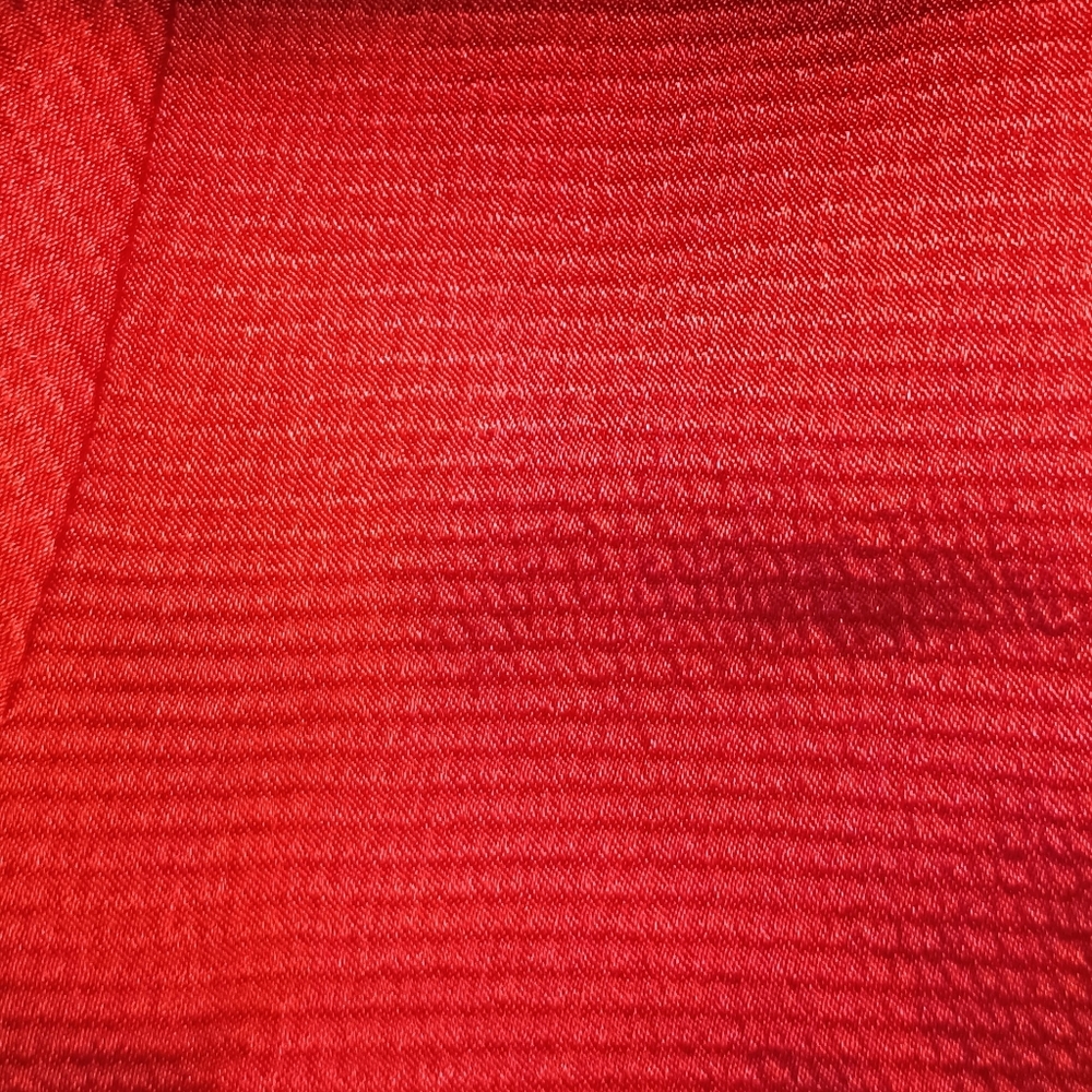 Women's Amy Wear Red Ruffle Short Sleeve Blouse Size Small - Picture 7 of 12